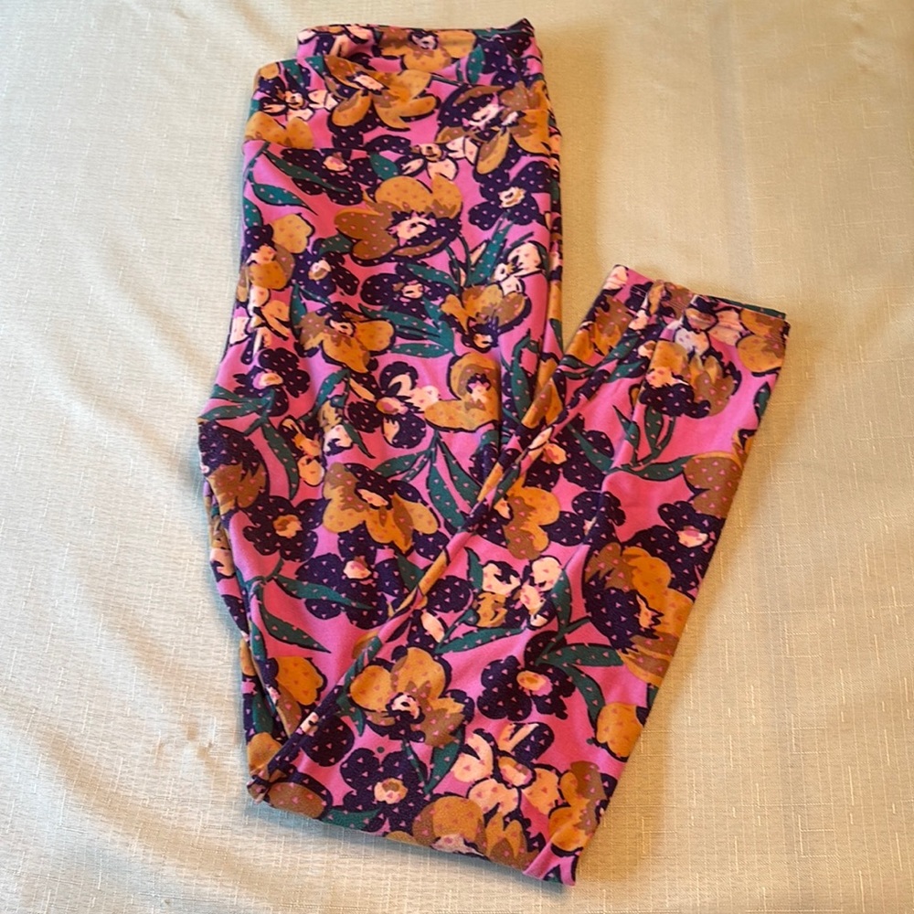 Lularoe floral leggings